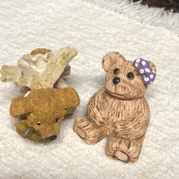 Vintage Collection of Tiny Bears Resin and Ceramic - Picture 4 of 6